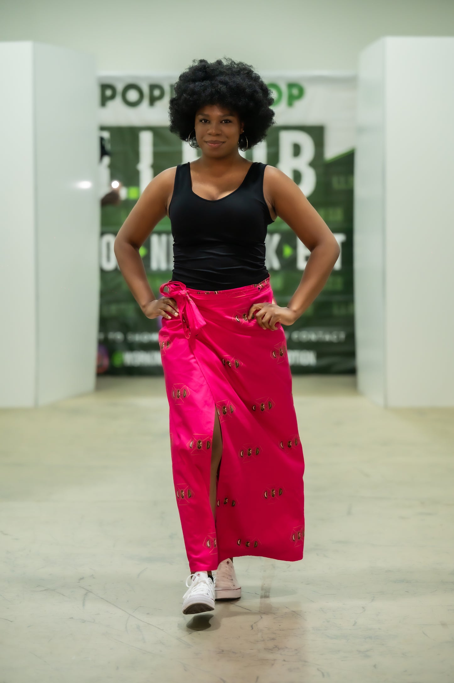 SAMPLE - Maiden Mask Wrap Skirt