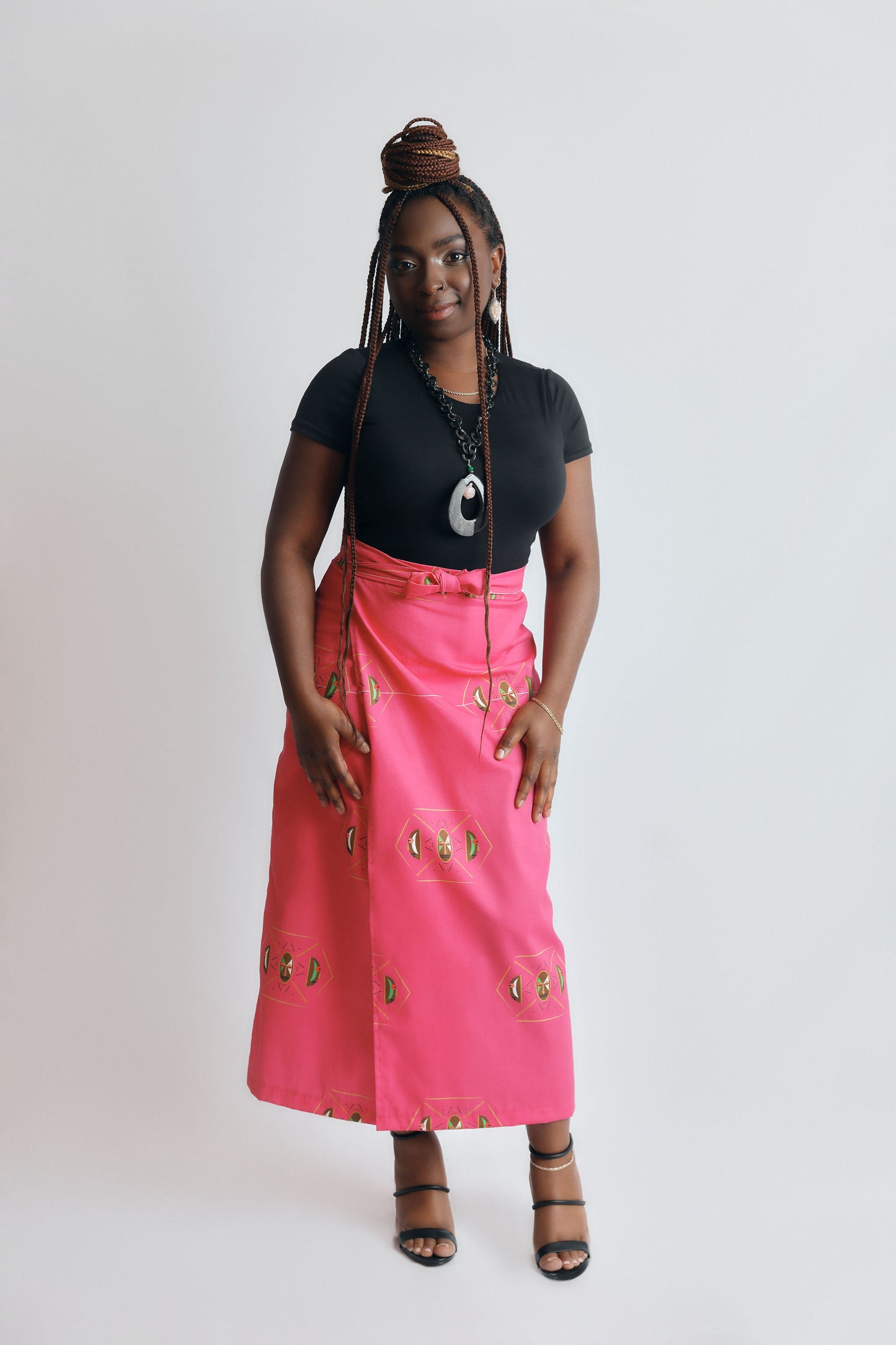 Maiden Mask Wrap Skirt