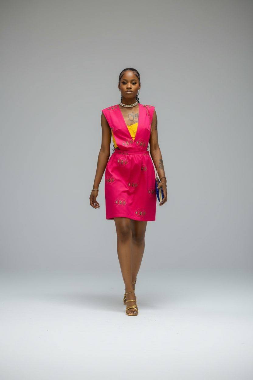 Maiden Mask Dress - Aforieke