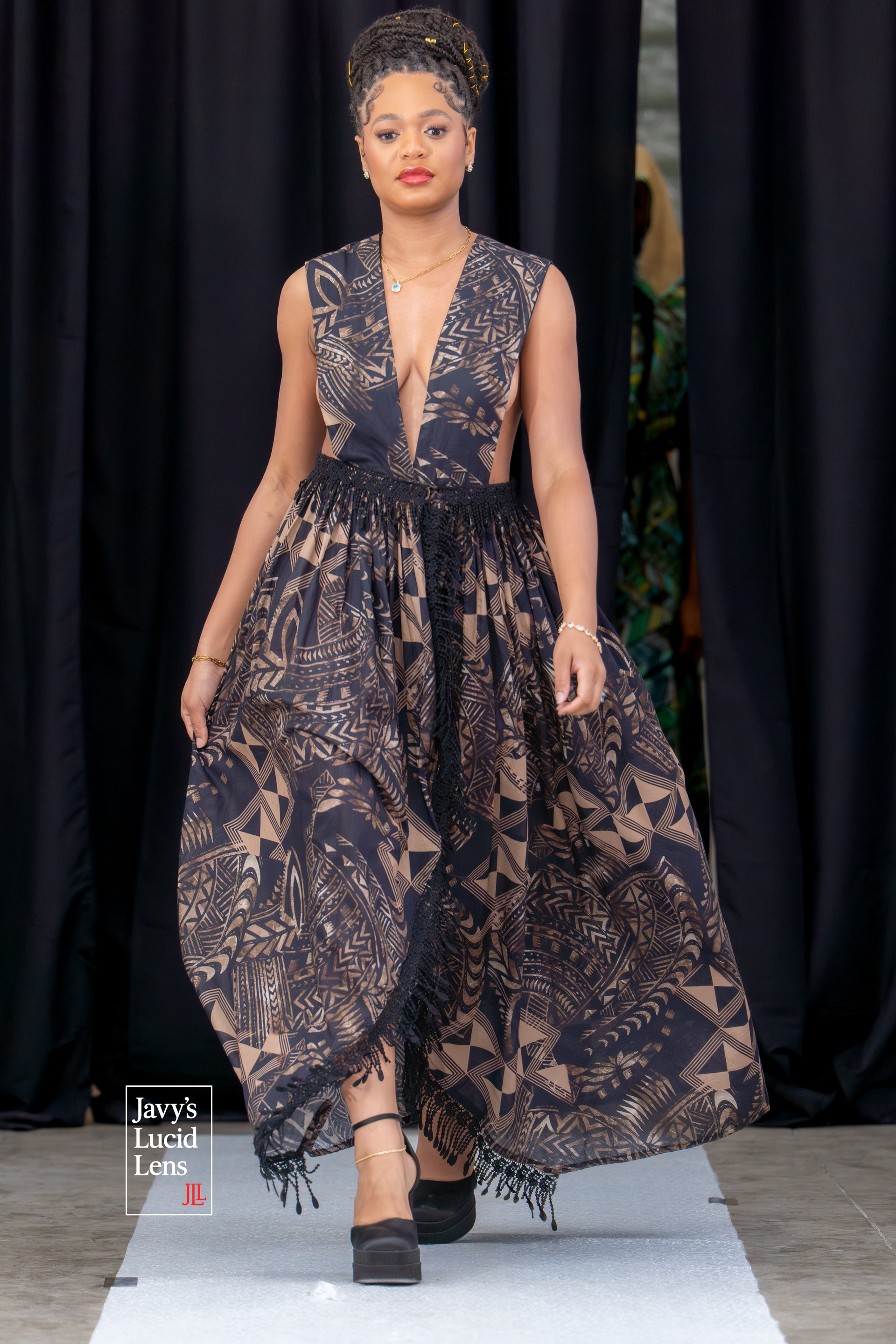 NYC Dress Radiant Sunset / L